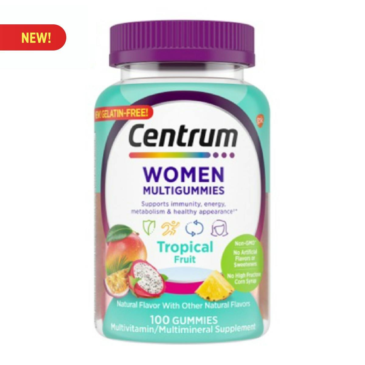 Centrum Women Tropical Fruit MultiGummies