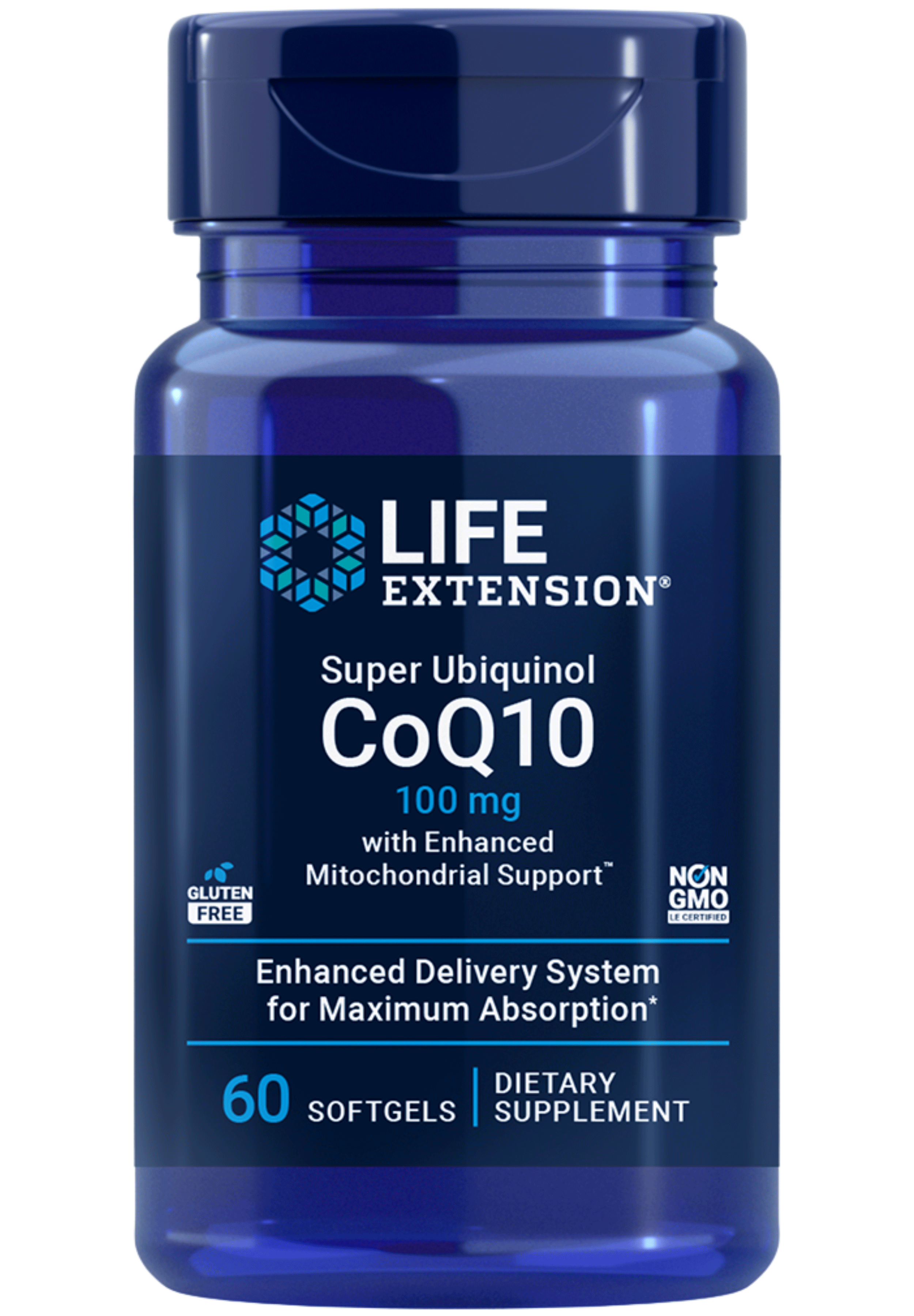 Super Ubiquinol CoQ10 with Enhanced Mitochondrial Support 100 mg